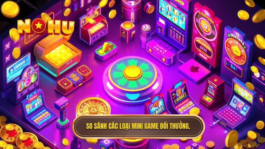 Bảng so sánh các loại mini game đổi thưởng tiêu biểu