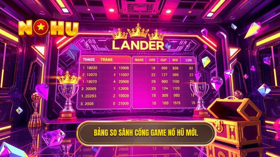Bảng so sánh top các cổng game nổ hũ mới nổi bật