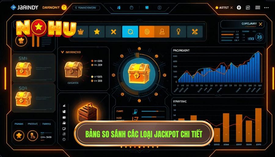 Những chiến thuật săn jackpot phổ biến: Bí quyết chinh phục đỉnh cao tại NỔ HŨ 3 3. Bảng so sánh các loại Jackpot chi tiết